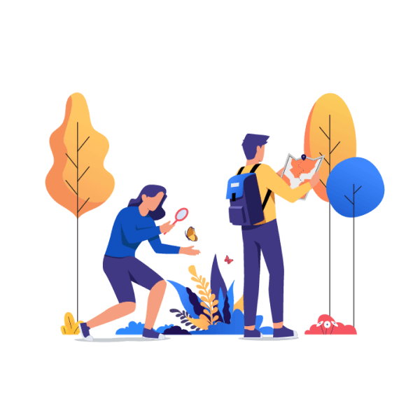 a group of people holding a yellow sign