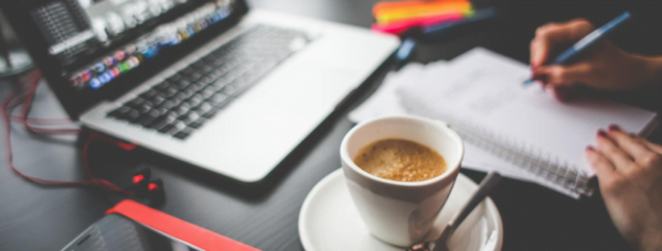 a person using a laptop